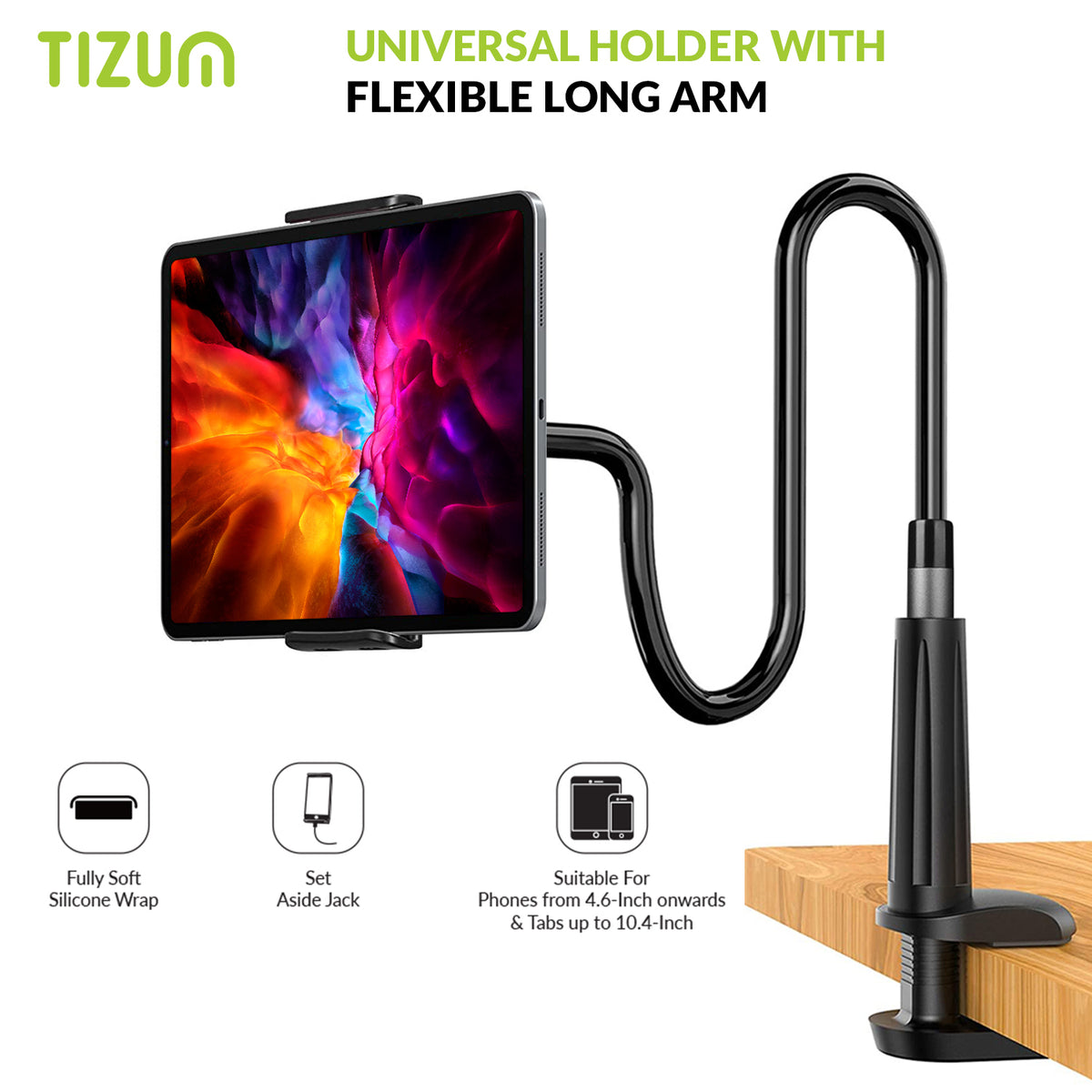 Mobile & Tablet Holder with 360 Rotation, Mobile Stand