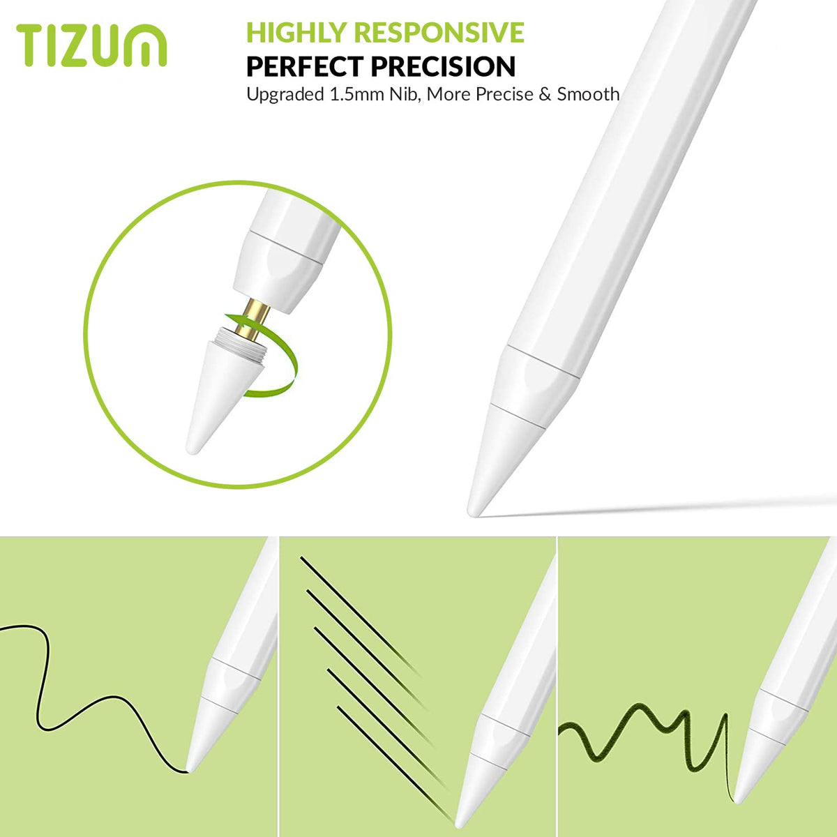 2Nd Gen Stylus/Digital Pen for Apple Ipad and Touchscreen Devices