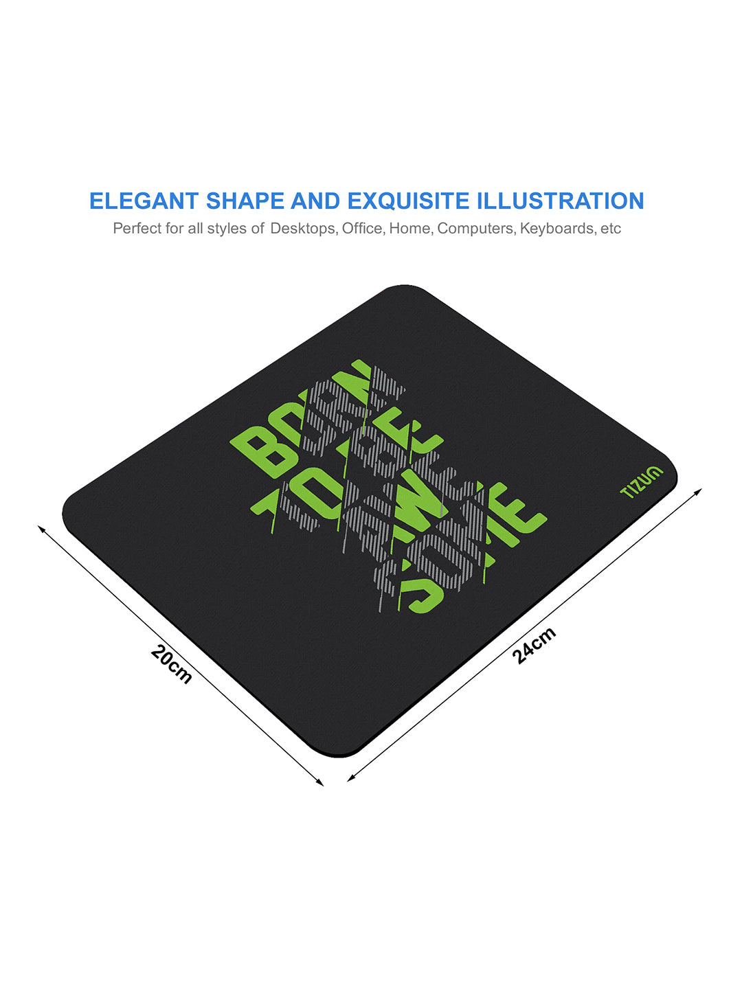 Mouse Pad with Anti-Slip Rubber Base