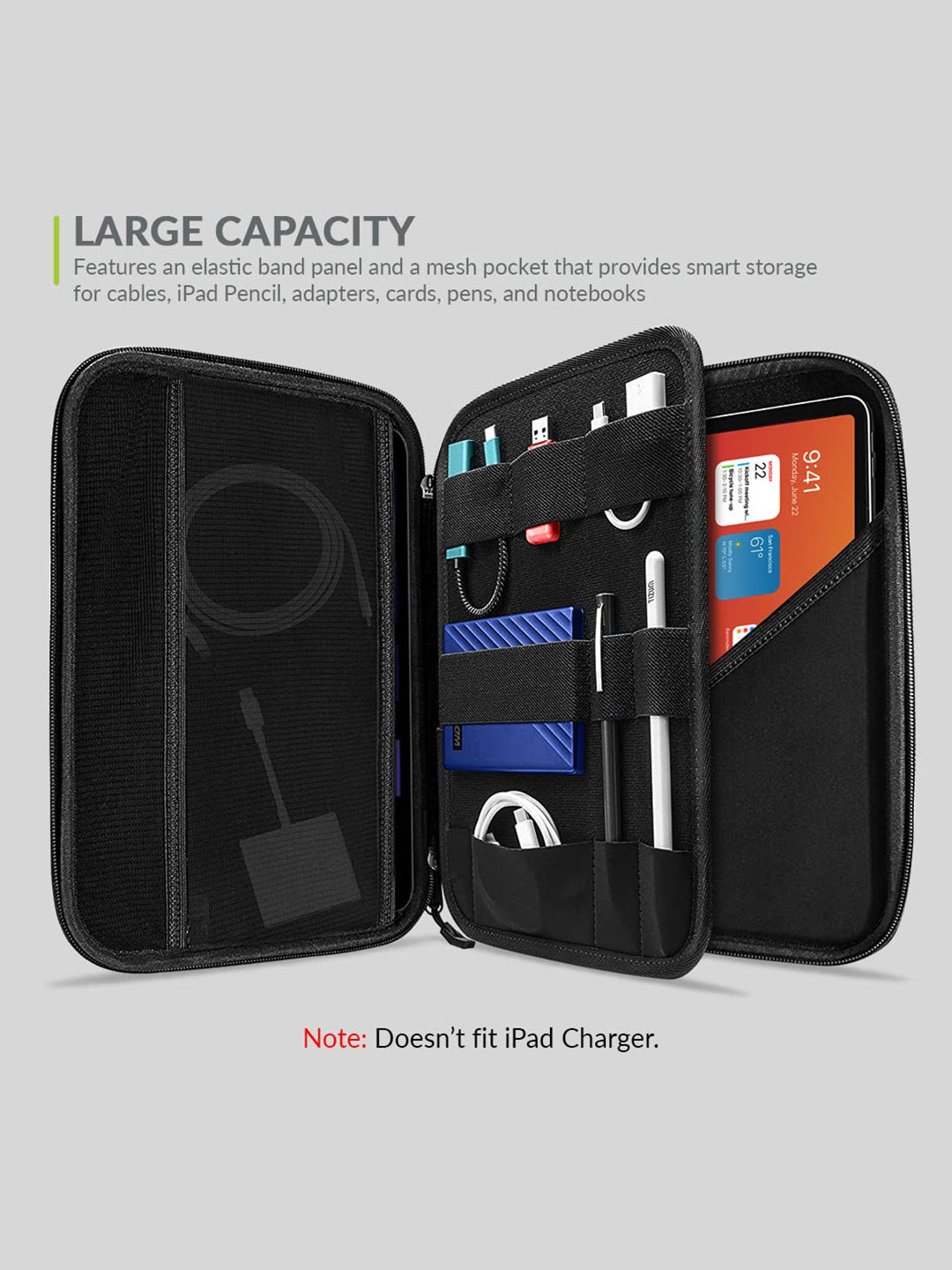Portfolio Case & Gadget Organizer