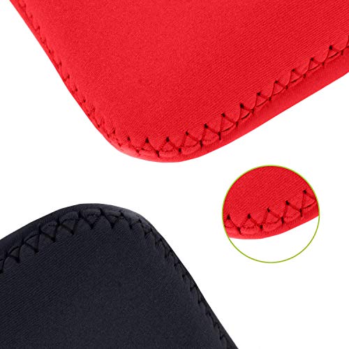 GIZGA Club-laptop Neoprene Reversible for 15.6-inches Laptop Sleeve - (Black-Red)