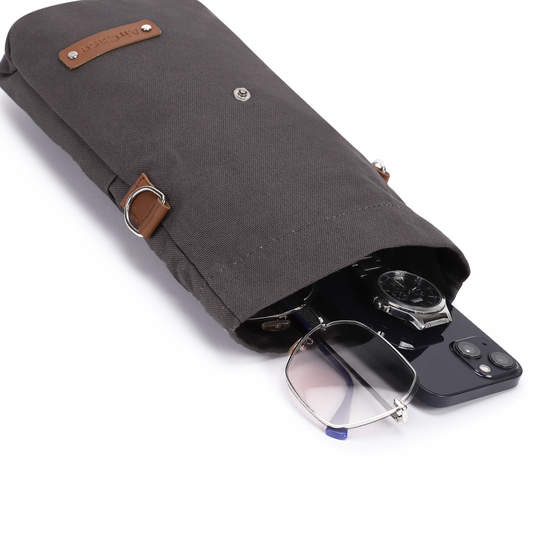 Canvas Umber Unisex Sling Bag