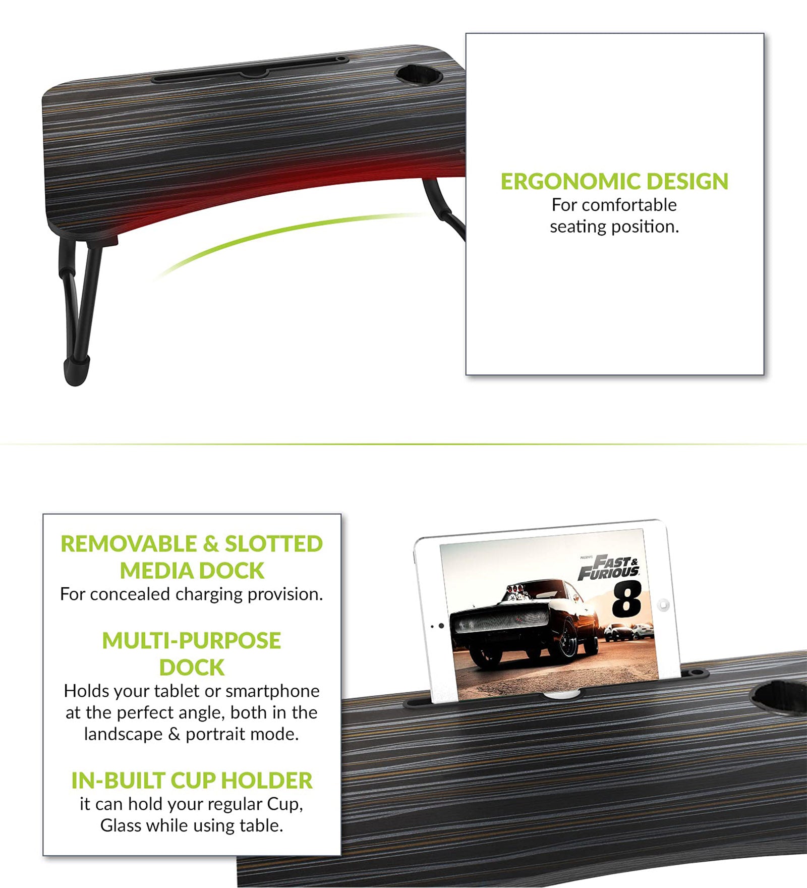 Multi-Purpose Portable Laptop Table