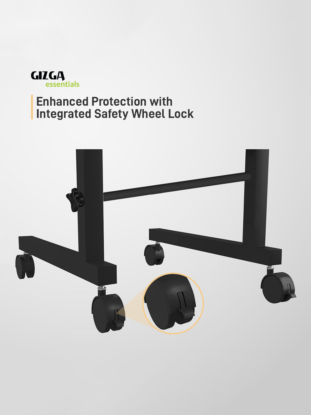 Gizga Essentials Multi-Purpose Height-Adjustable Laptop Table