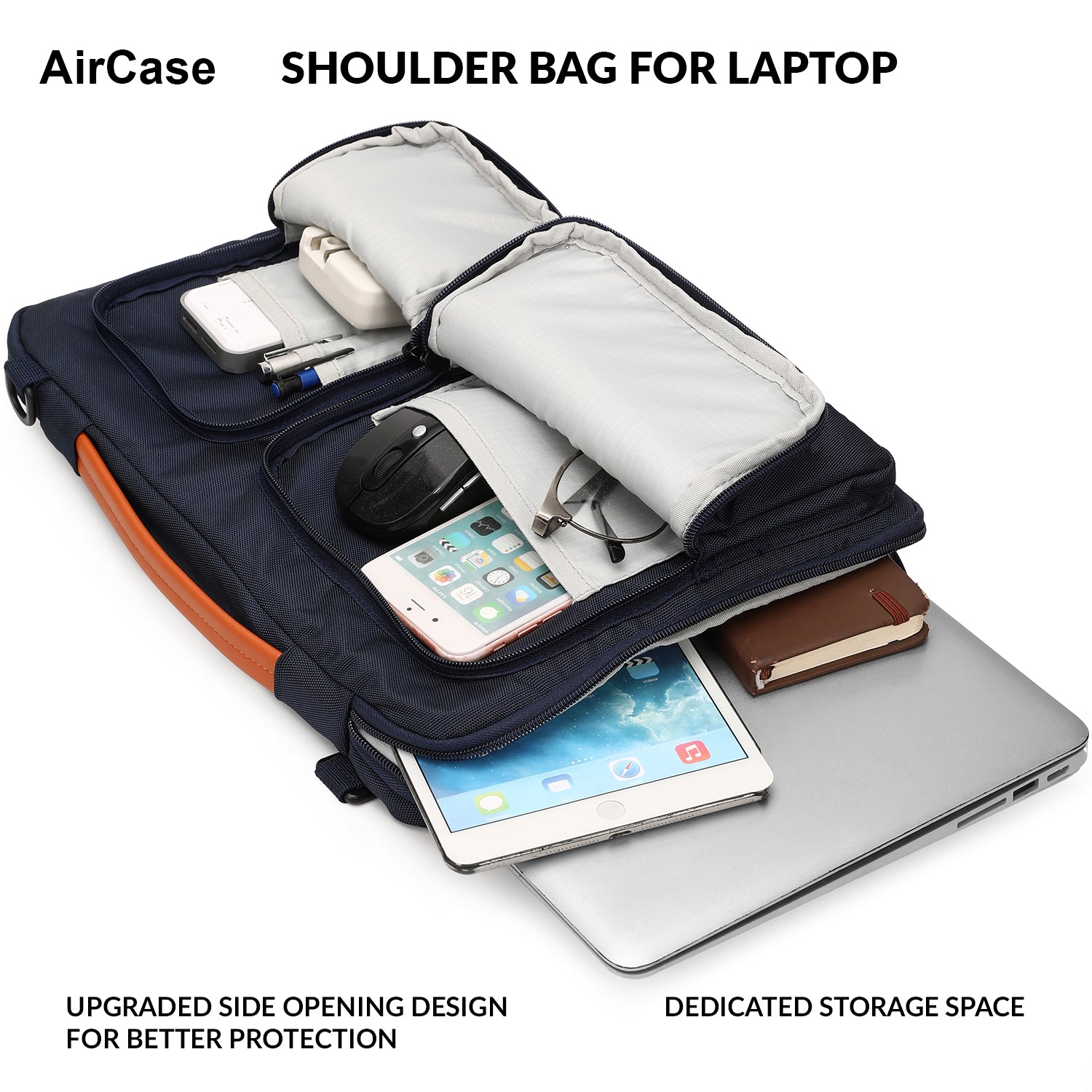 Messenger Briefcase Bag for upto 14.1" Laptop