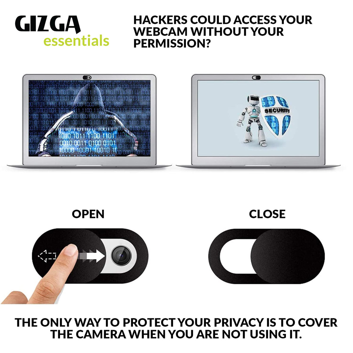 Webcam Cover, Webcam Cover Slide Compatible with Laptop