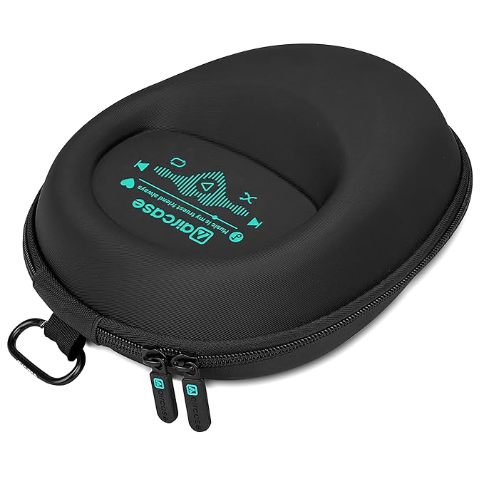 AirCase EVA Hard Shell Headphone Carrying Case for Over-Ear Headphones