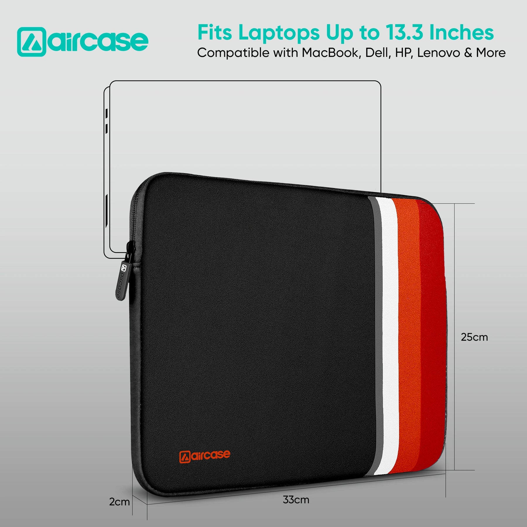 Laptop Sleeve – Padded Water-Resistant Neoprene Protective Case