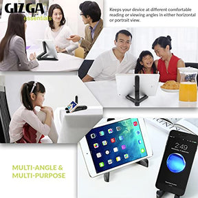 GIZGA Essentials Portable Tabletop Tablet Stand Mobile Holder, Desktop Stand, Cradle