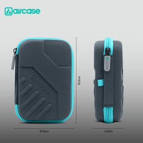 AirCase 2.5-inch shockproof external hard drive travel case with EVA hardshell and soft lining
