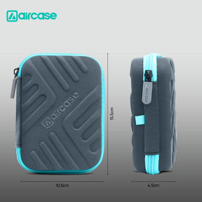AirCase 2.5-inch shockproof external hard drive travel case with EVA hardshell and soft lining