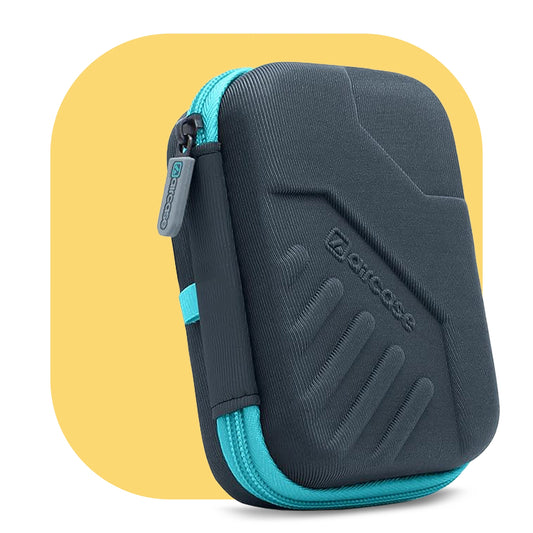 AirCase 2.5-inch shockproof external hard drive travel case with EVA hardshell and soft lining