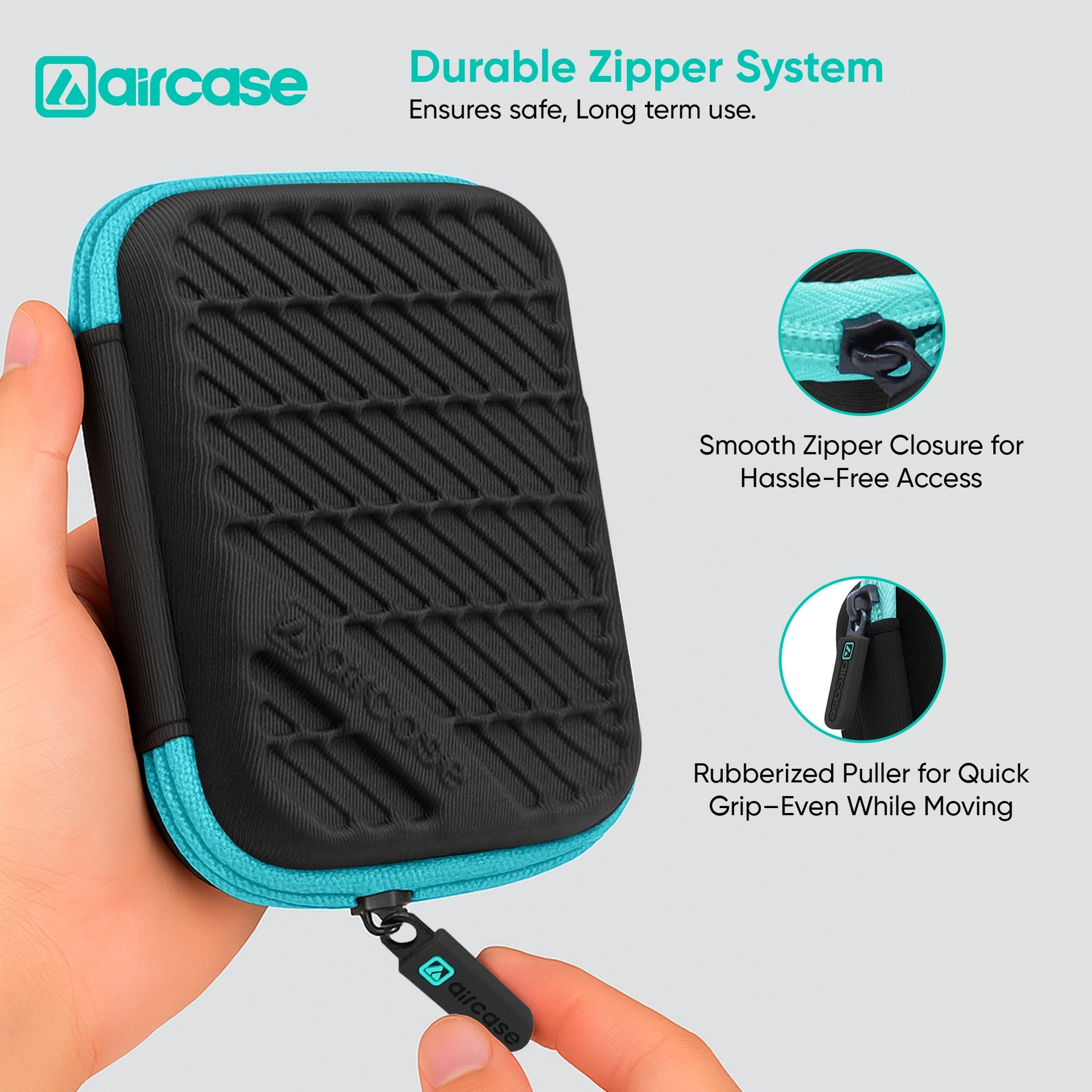 Protect your HDD, SSD, and gadgets with the AirCase 2.5 inch external hard drive case