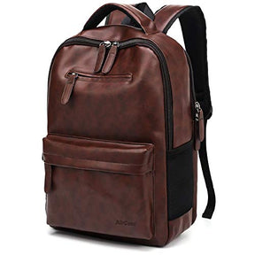 AirCase C34-13Inch 14Inch 15.6Inch Premium Vegan Leather Laptop Backpack 25 Ltrs