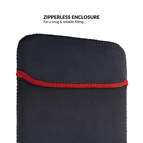 GIZGA Club-laptop Neoprene Reversible for 15.6-inches Laptop Sleeve - (Black-Red)