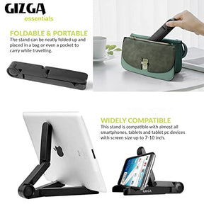 GIZGA Essentials Portable Tabletop Tablet Stand Mobile Holder, Desktop Stand, Cradle
