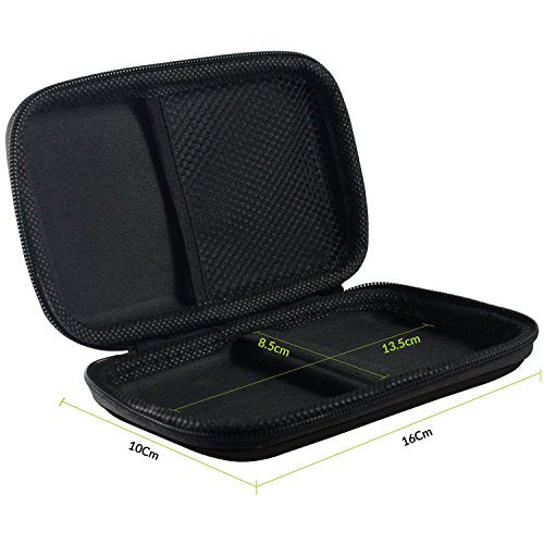 Gizga Essentials Hard Drive Case Shell, 6.35cm/2.5-inch, Portable Storage Organizer Bag