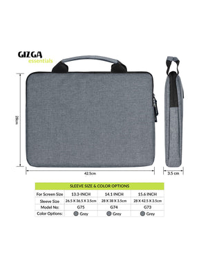 Gizga Essentials Laptop Bag Sleeve Case Cover