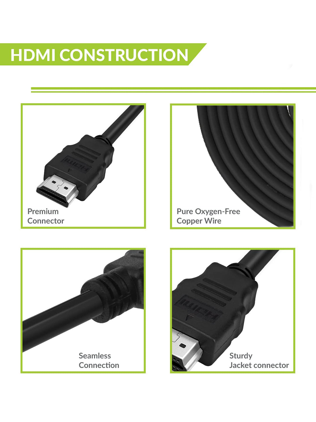 High-Speed-Hdmi™ Cable with Ethernet 7.5, M