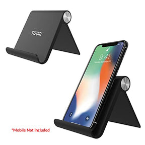 Tizum Foldable Portable Desktop Stand for Phones, Tablets Mobile Holder