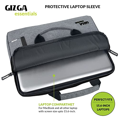 Gizga Essentials Laptop Bag Sleeve Case Cover with handle for 15.6-Inch