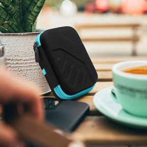 AirCase 2.5-inch shockproof external hard drive case with EVA hardshell and soft lining.