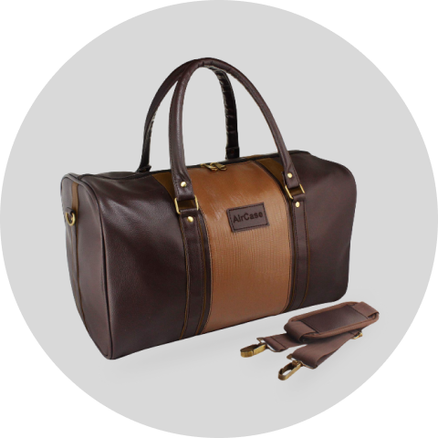 Vegan leather overnight bag hotsell