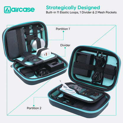 Electronic Gadget Organizer Case for HDD, Chargers & Power Banks