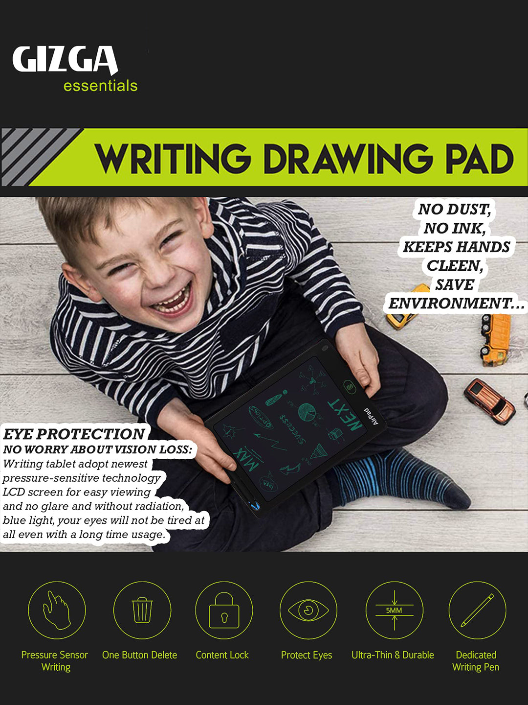 LCD Writing Tablet Magic Slate Children's Digital Drawing