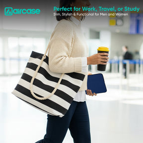 AirCase 7-inch neoprene tablet sleeve in navy blue with 4-layer foam, scratch and dust protection for Kindle and tablets