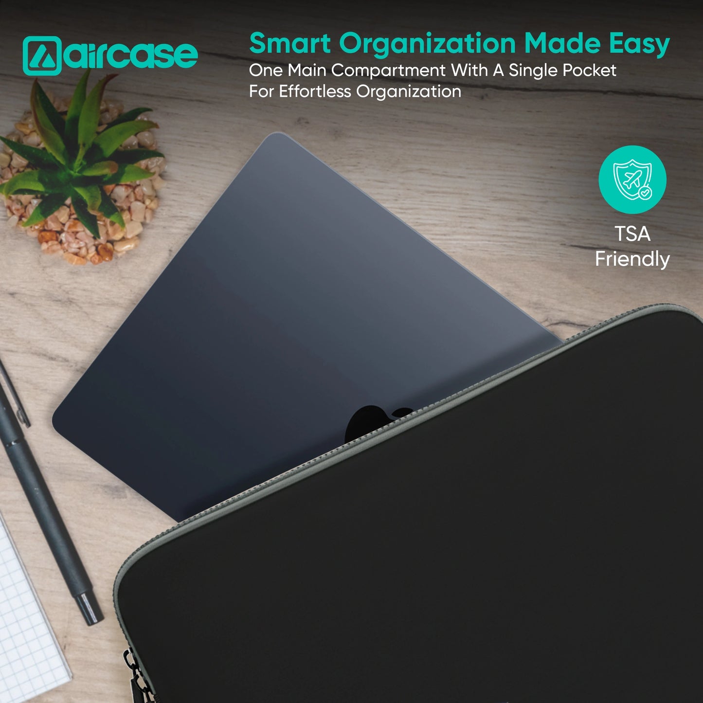 13.3" Neoprene Laptop Sleeve | Water-Resistant Shockproof Case