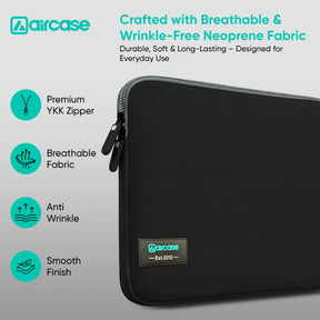 13.3" Neoprene Laptop Sleeve | Water-Resistant Shockproof Case