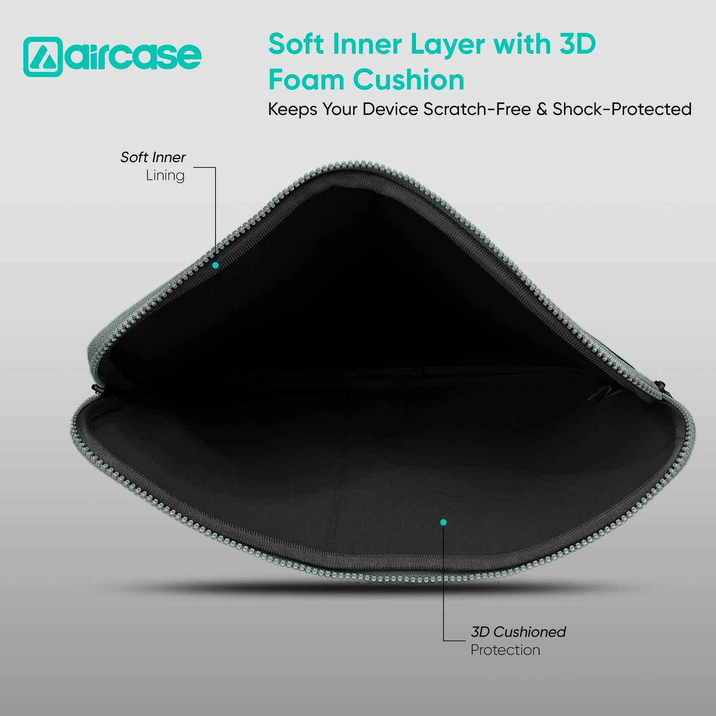 13.3" Neoprene Laptop Sleeve | Water-Resistant Shockproof Case