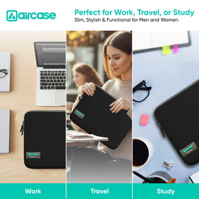 13.3" Neoprene Laptop Sleeve | Water-Resistant Shockproof Case