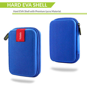 External Hard Drive Case for 2.5-Inch Hard Drive - Double Padded, HDD Case