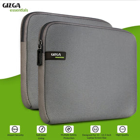 Laptop Bag Sleeve Case Cover Pouch for 13.3 Inch Laptops - Grey