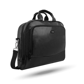 Vegan Leather Messenger Briefcase 15.6" Laptop Bag