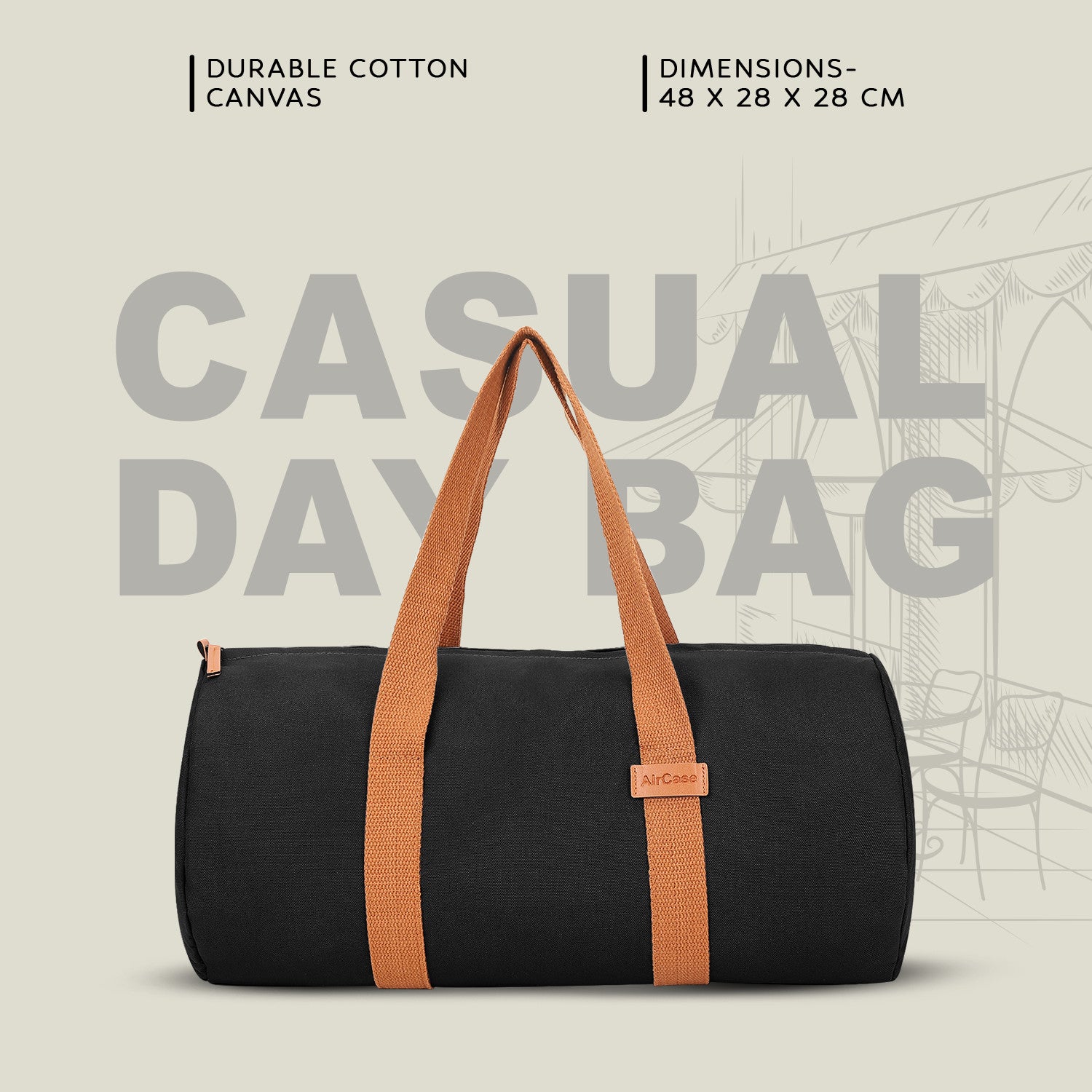 Buy Canvas Series Duffle Bag (20L) Online | AirCase