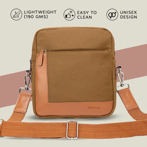 Canvas Copper Unisex Sling Bag