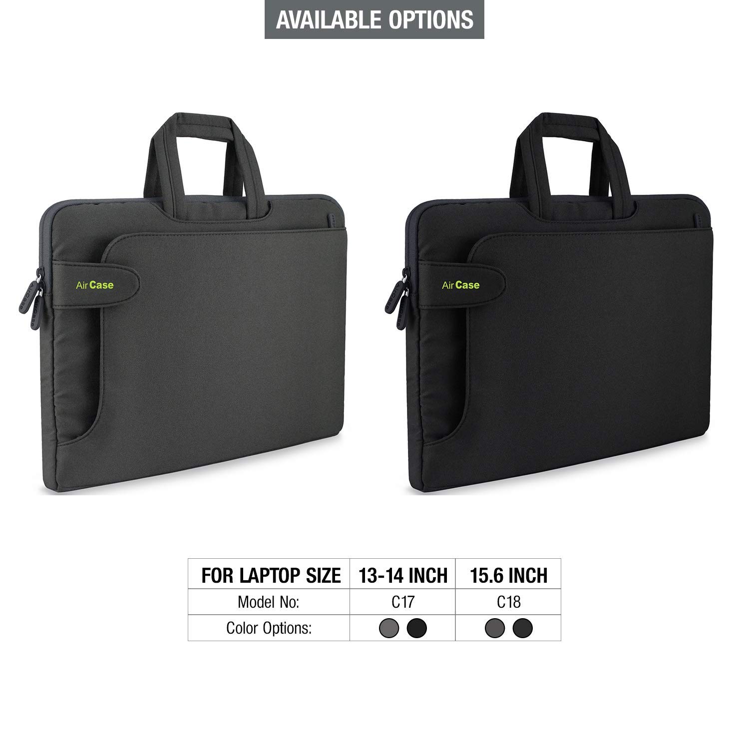 Compact Briefcase Bag for upto 15.6" laptops