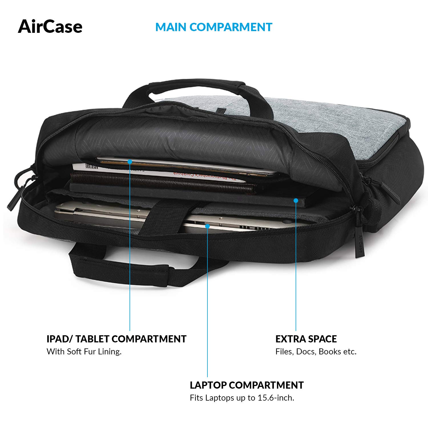 All the Space you need Briefcase Bag for upto 15.6" Laptop_9