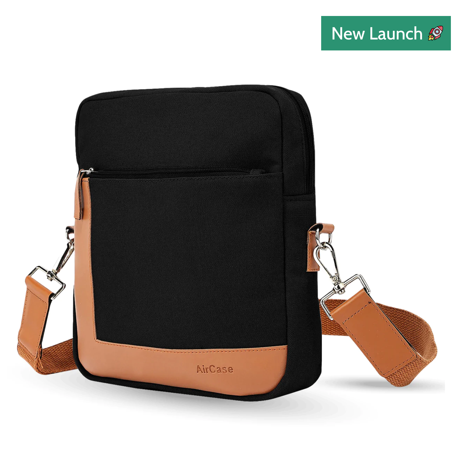 Multi Compartment Canvas Sling Bag