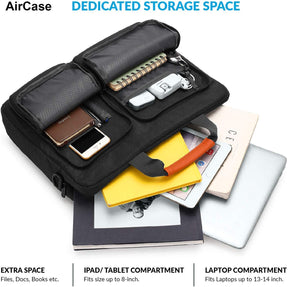 Extra Spacious Briefcase Bag for upto 14.1" Laptop