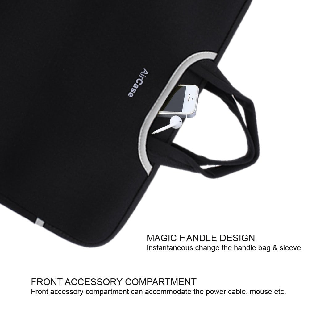 Neoprene 15.6" Laptop Sleeve with Hideable Handles