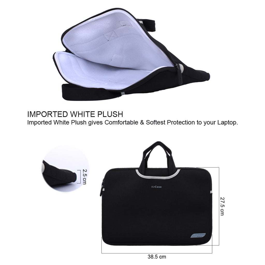 Neoprene 15.6" Laptop Sleeve with Hideable Handles