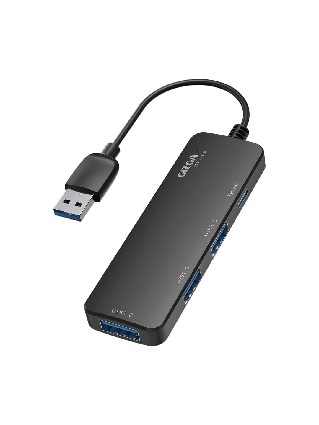 USB A 3.0 HUB, 4 Port Adapter, 5GBPS Fast Data Transfer