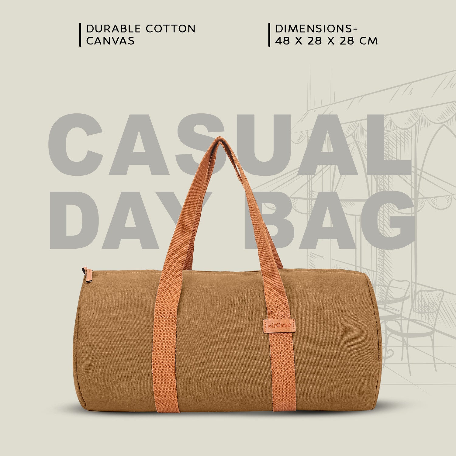 Canvas Cobalt Duffle Bag (20L)